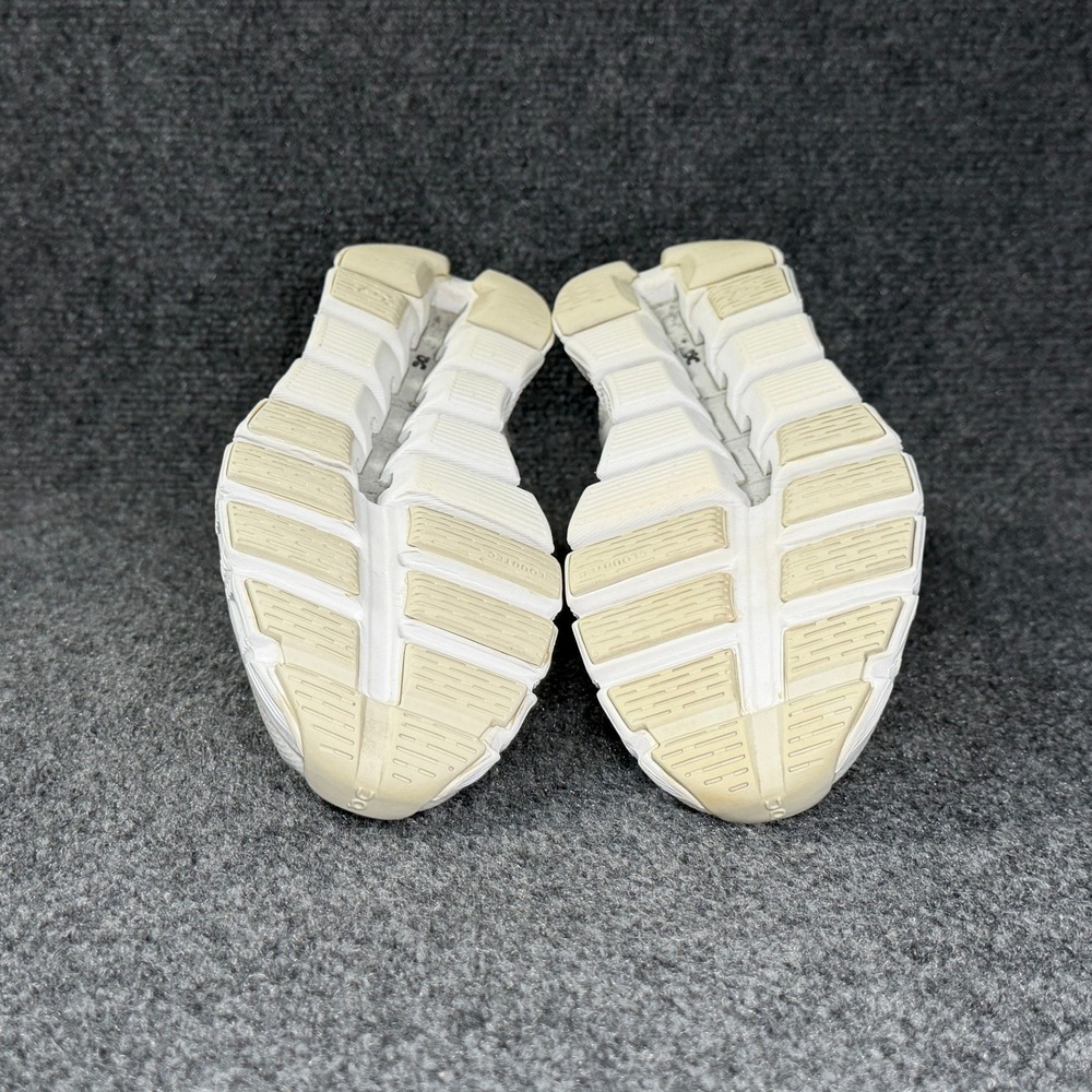 On Running Cloud 5 Shoes Women's 9.5 Pearl White Cream Athletic Training Sneaker - Picture 11 of 12
